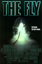 THE FLY (1986) Dir. David Cronenberg; Jeff Goldblum, Geena Davis, John Getz