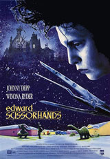 Edward Scissorhands (1990) Dir. Tim Burton; Johnny Depp, Winona Ryder, Dianne Wiest